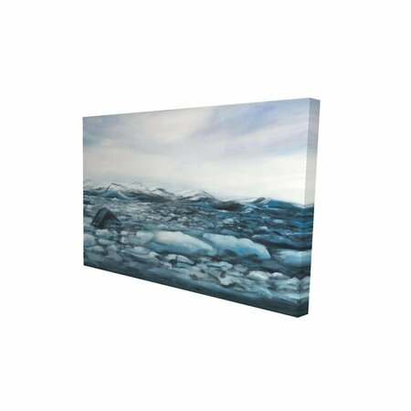 FONDO 12 x 18 in. Glaciers In Iceland-Print on Canvas FO2787077